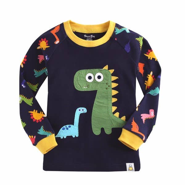 Buddy Dino Cotton Long Sleeve PJs