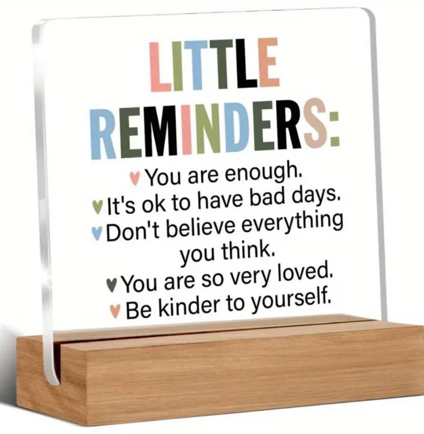 Acrylic Desk Signs