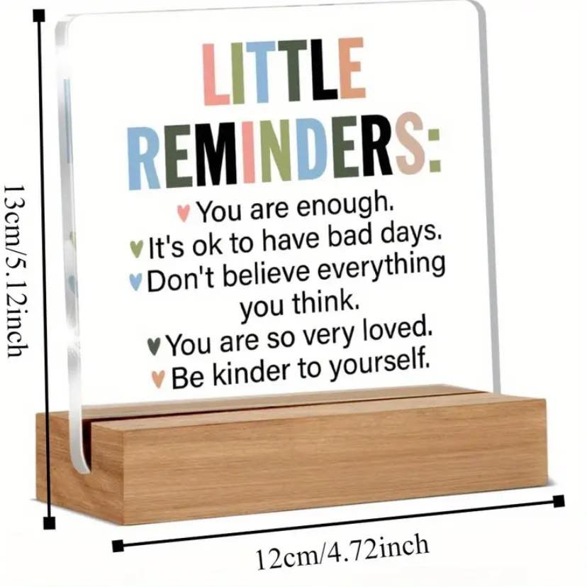 Acrylic Desk Signs