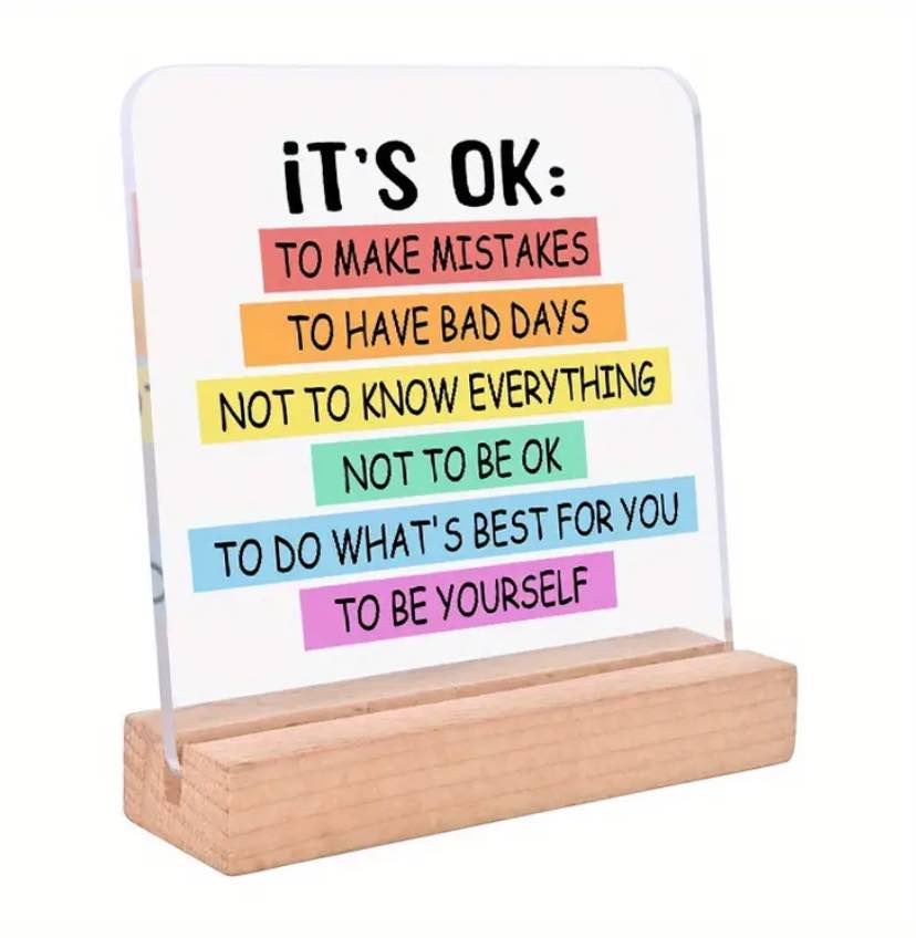 Acrylic Desk Signs