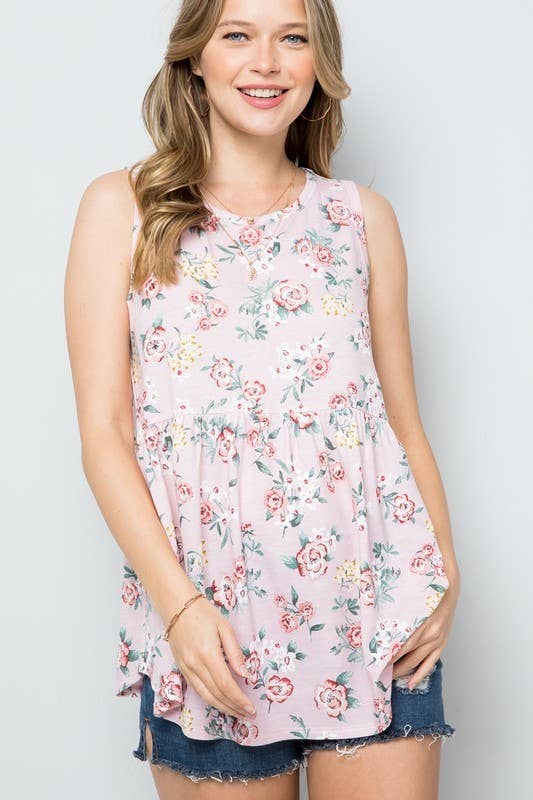 Sleeveless Babydoll Top