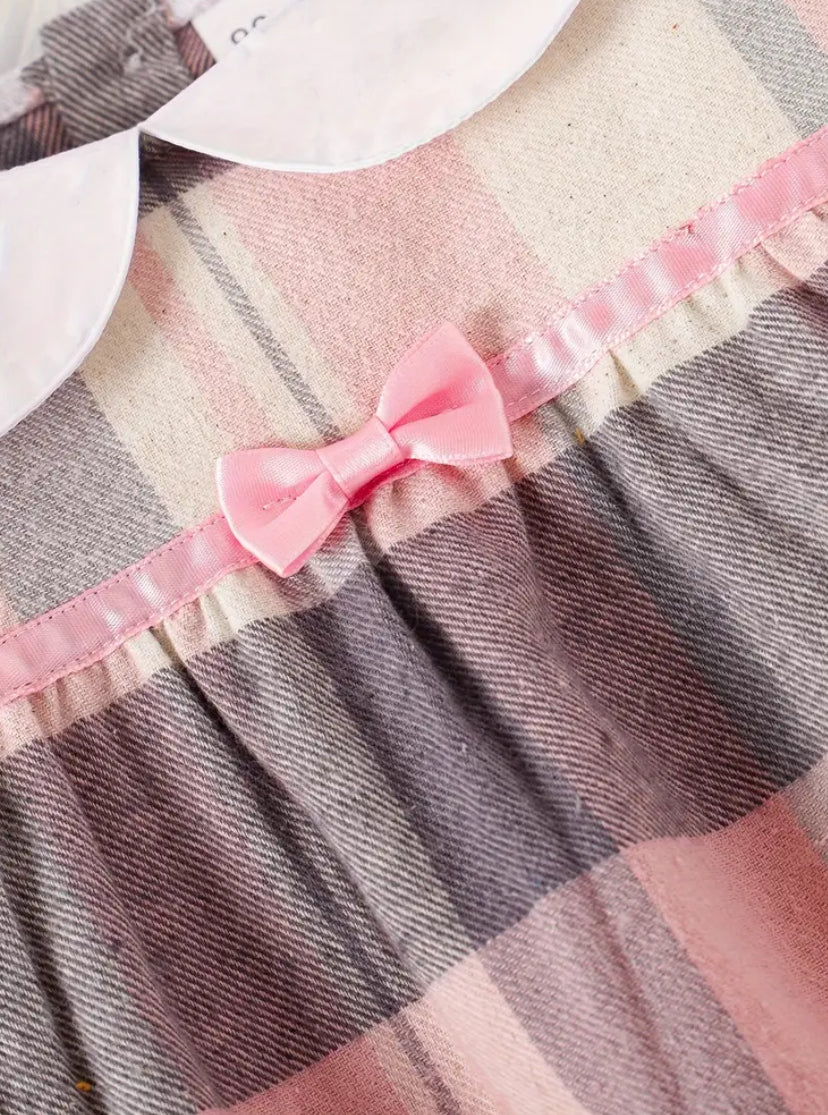 Pink Plaid Dress