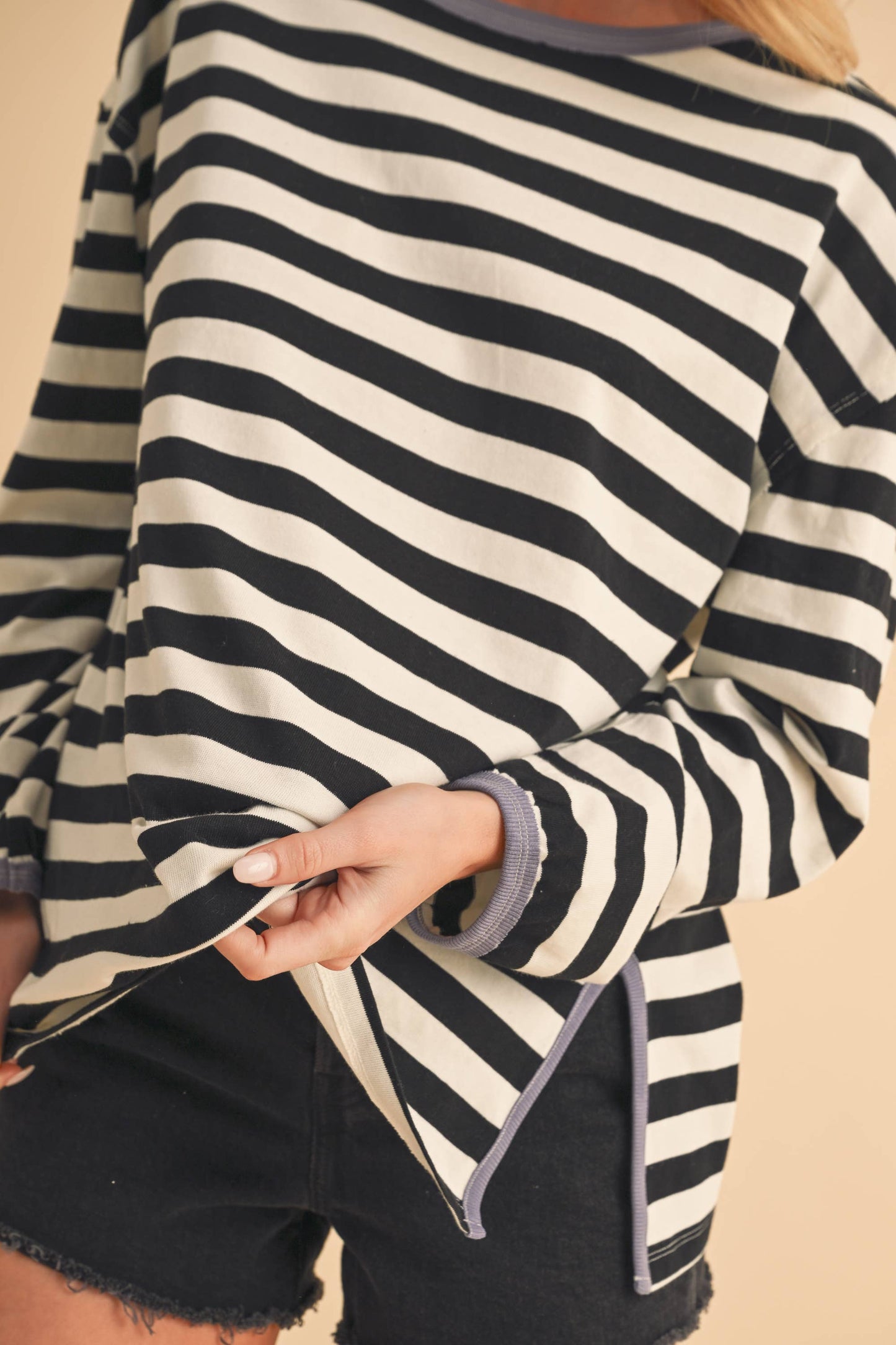 8433FN Onida Stripe Top