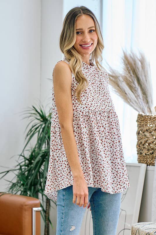 Kassandras mockneck tunic tank