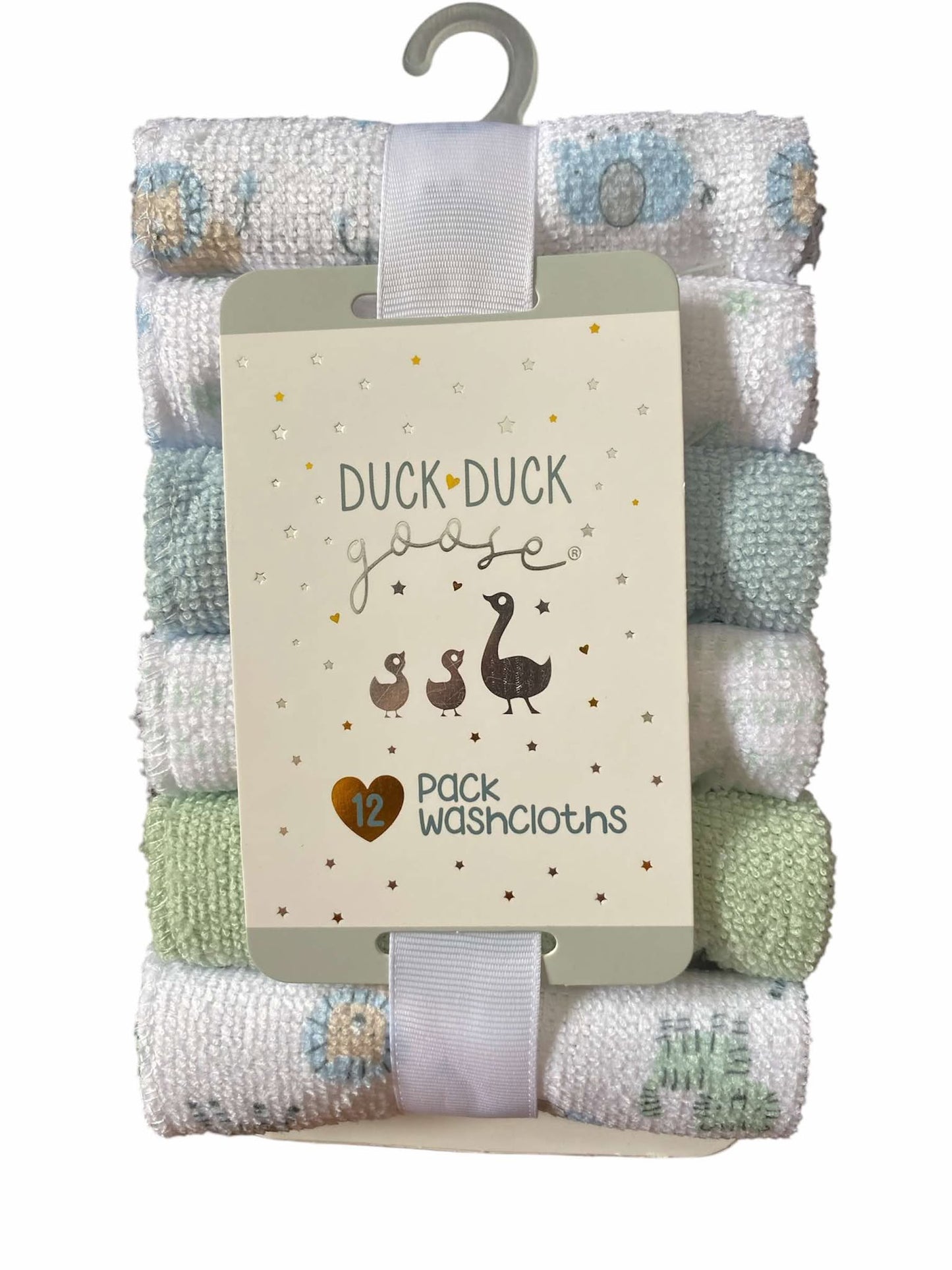 12 Pack Baby Washcloths