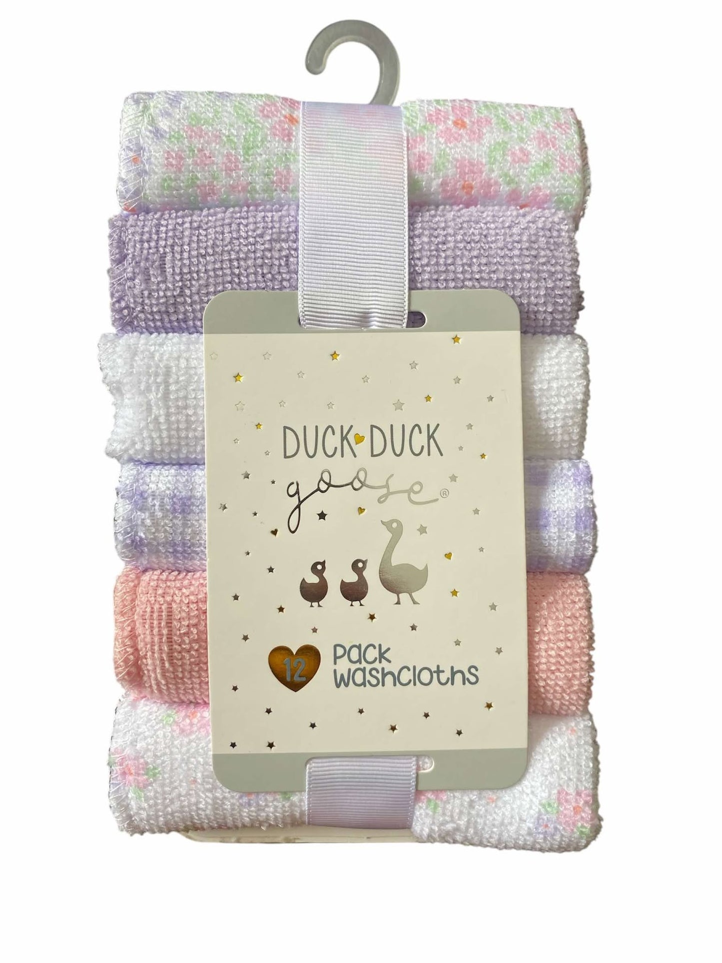 12 Pack Baby Washcloths