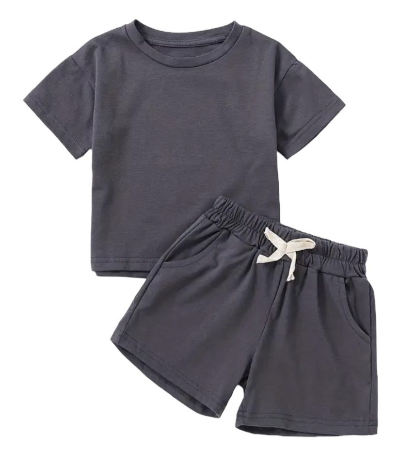 Cotton 2 Piece Lounge Sets - 4 Colors