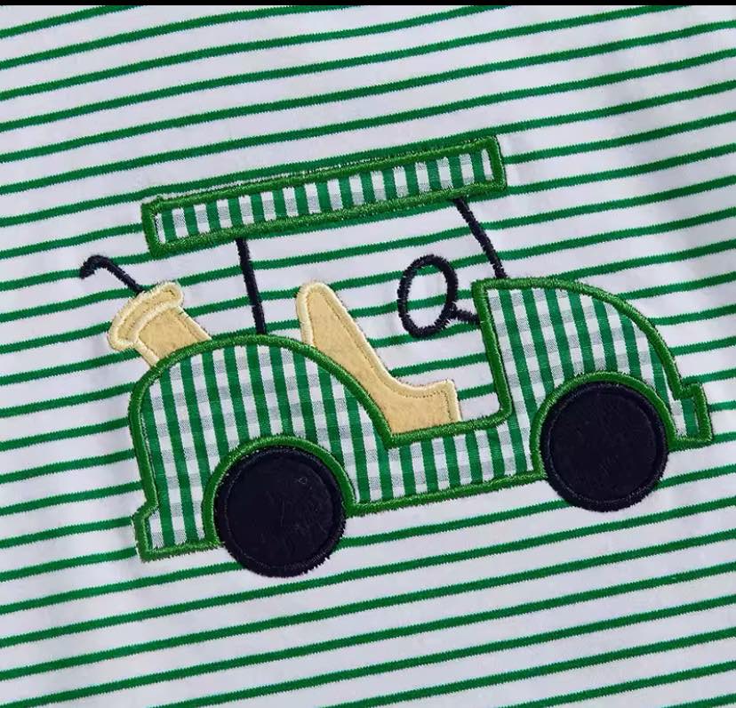 Golf Applique Shorts Set