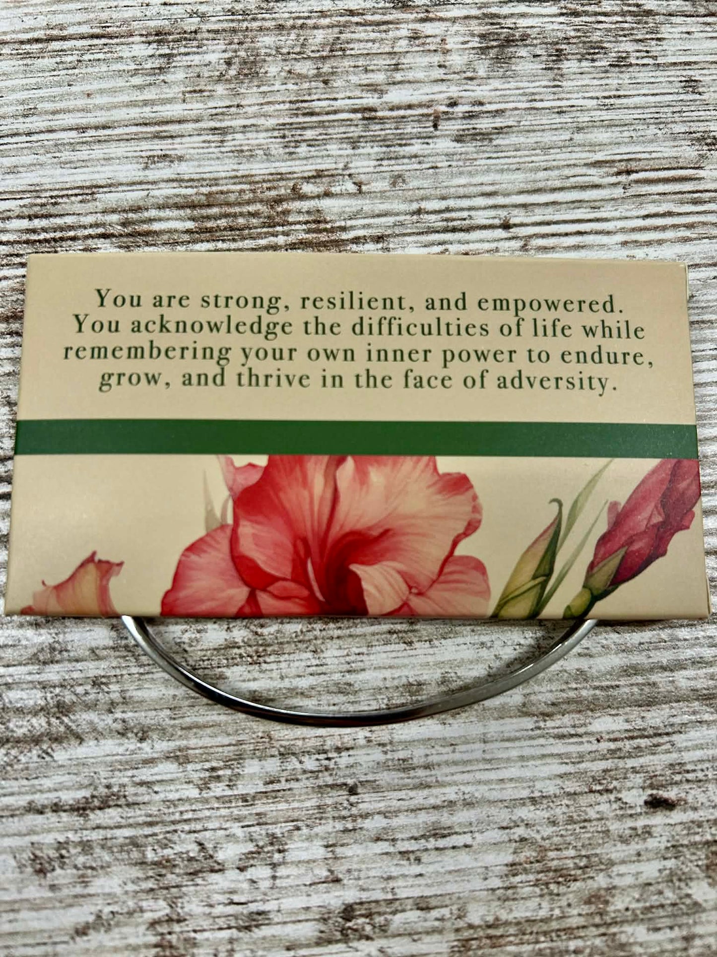 Inspirational Bangle Bracelet