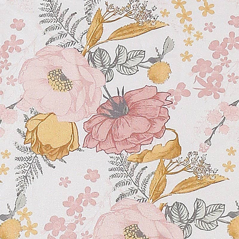Rustic Floral Blanket