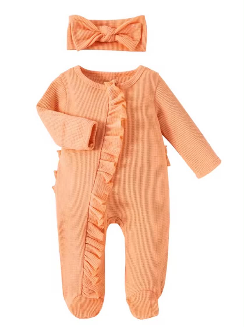 Peach Ruffle Bottom