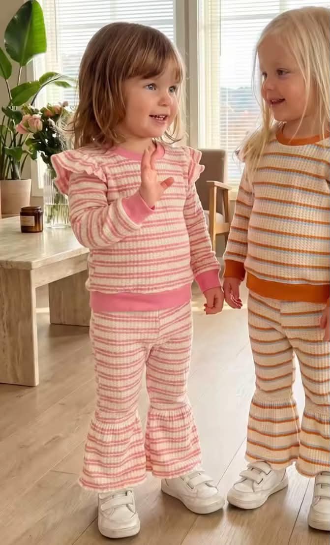 Fall Stripe Bell Set