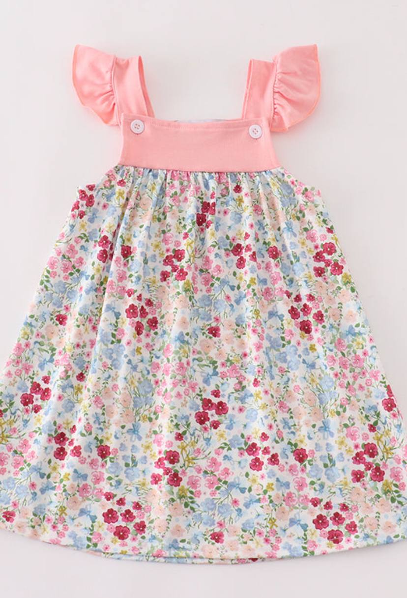 Pink Floral Jasmine Dress