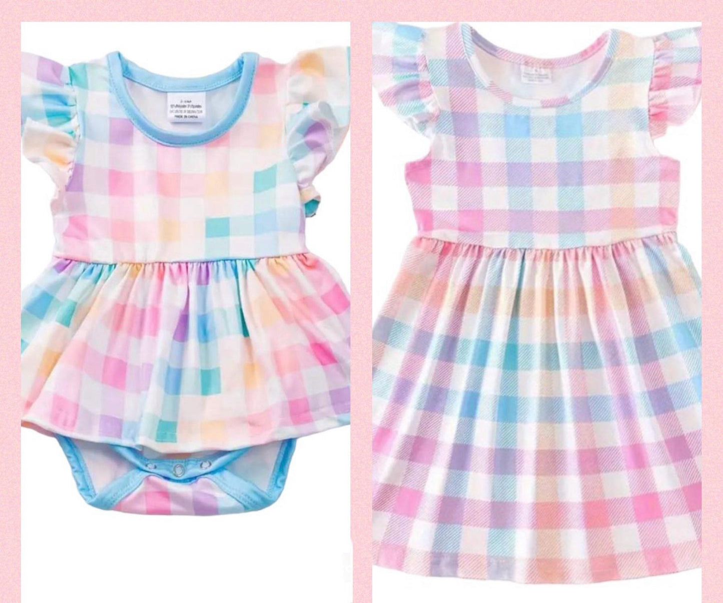 Pastel Buttery Soft Sister Set