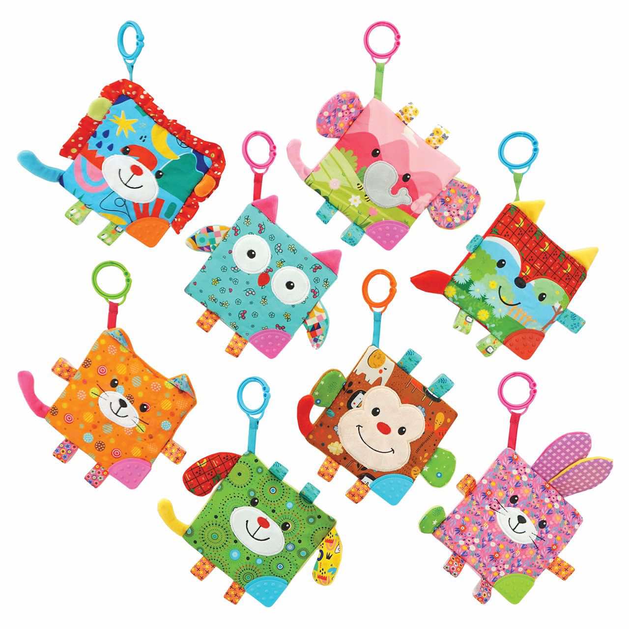 Crinkle Teether Squares
