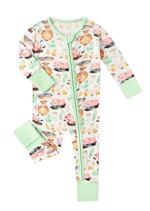Pigs In The Mud Bamboo Pajamas