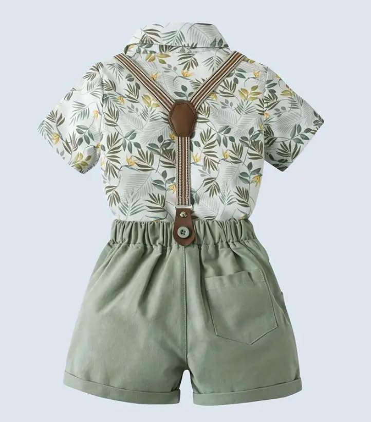Palms Gentleman Suspender Set