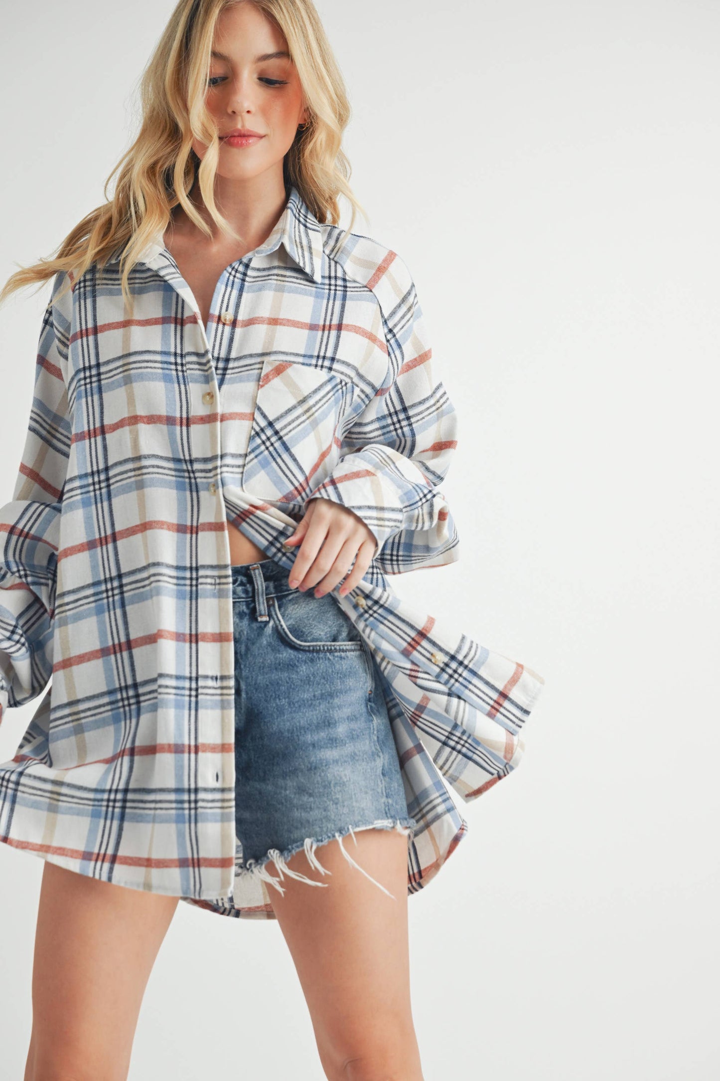 8375EN Abri Plaid Flannel Shirt