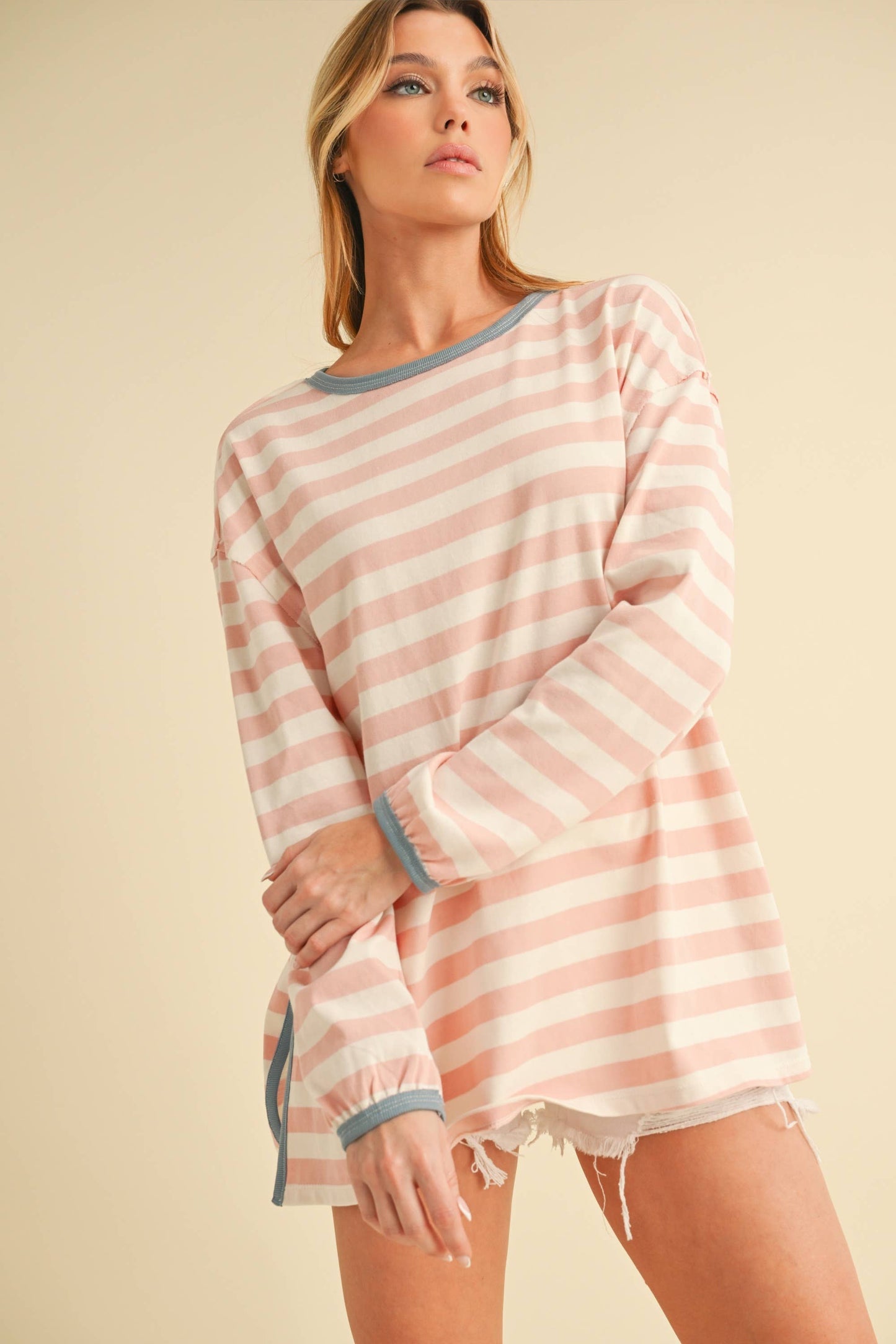 8433FN Onida Stripe Top