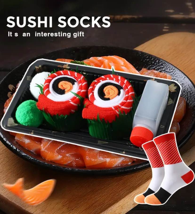 Sushi and Salad Socks