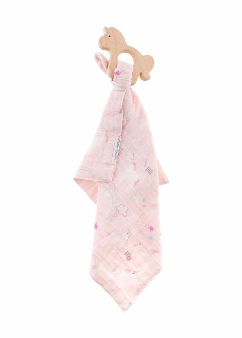 Muslin Lovie with Teether