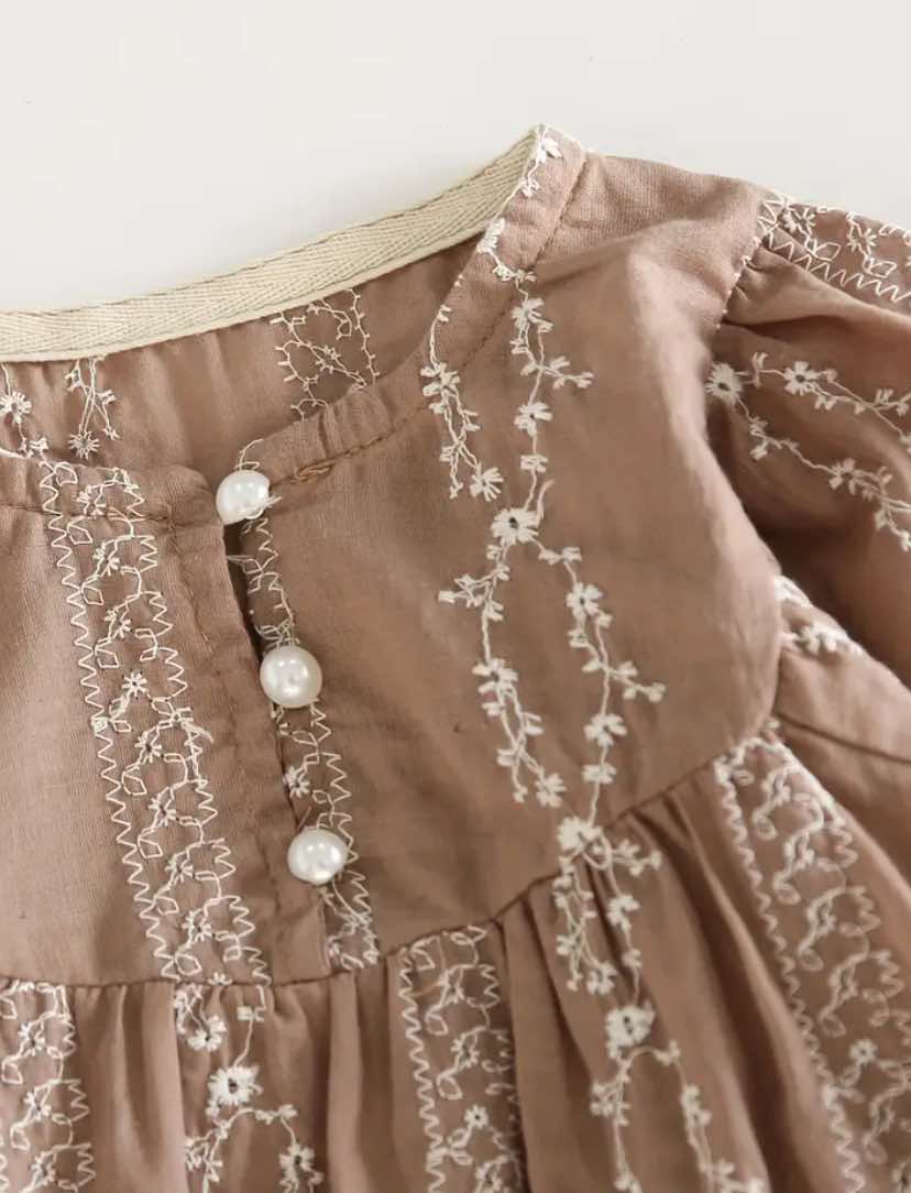 Coffee Korean Triangle Romper