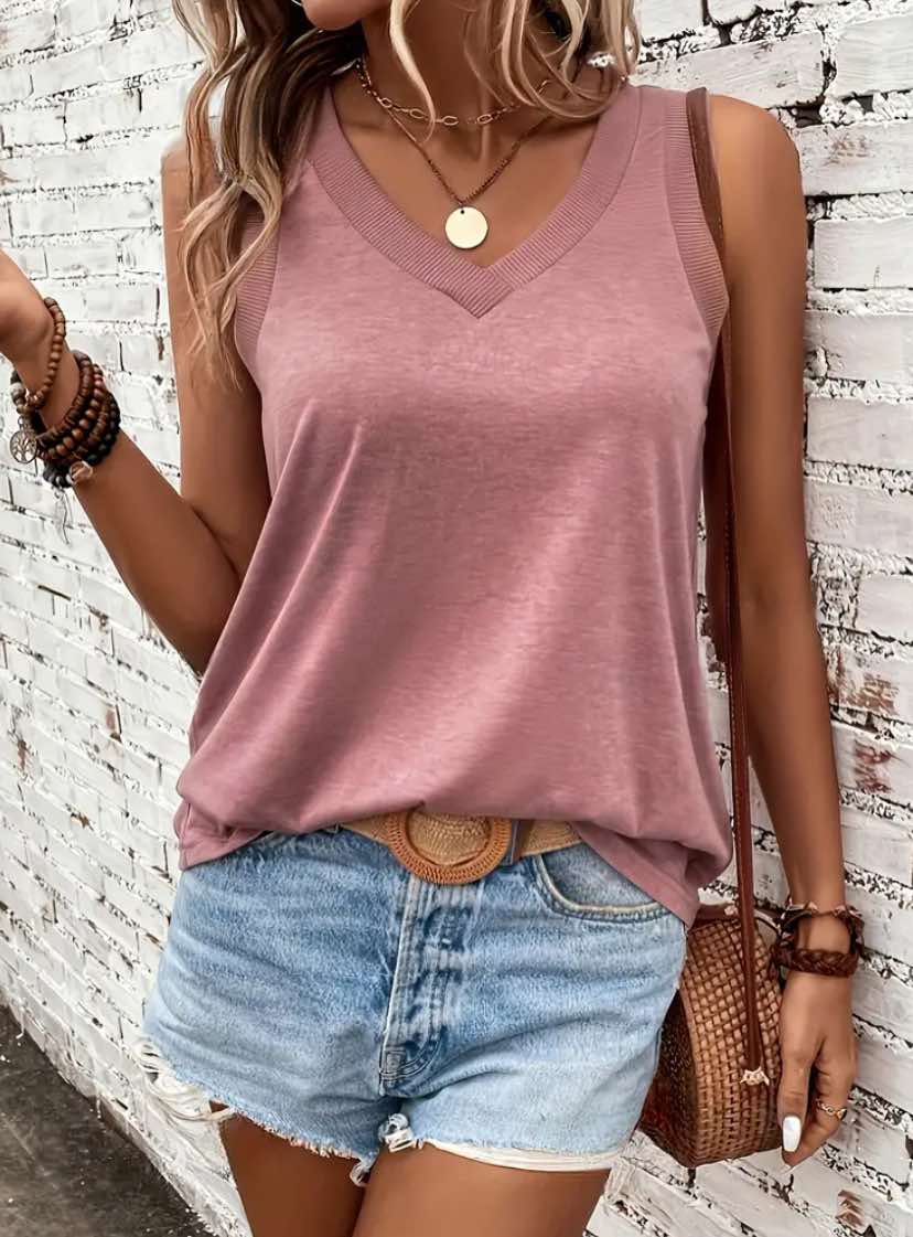 V-Neck Minimalist Tank