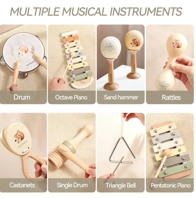 Wood Musical Set