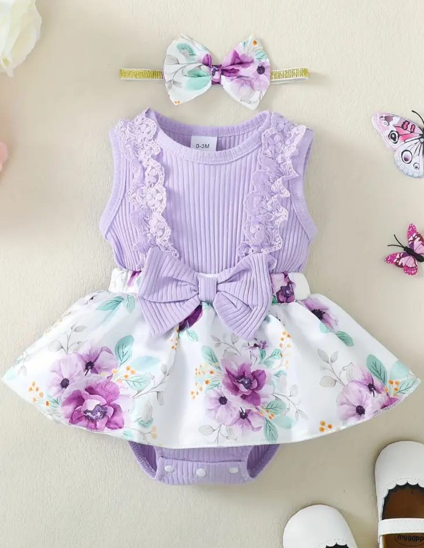 Floral Romper Dress