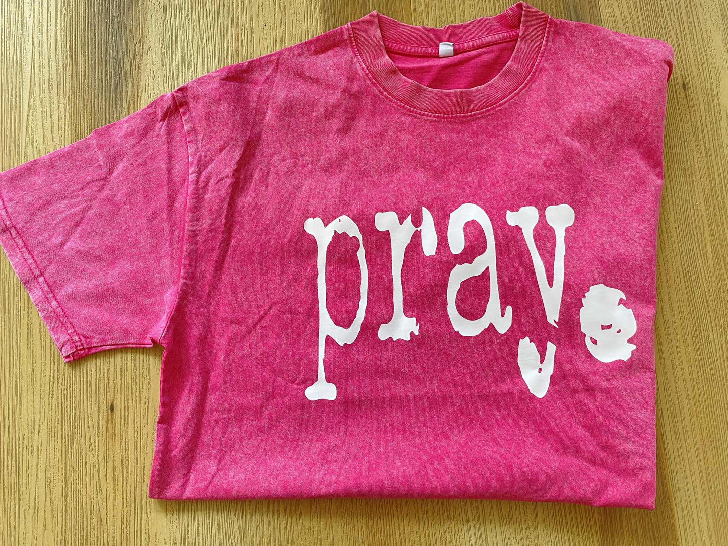 Vintage Washed Pray Tshirt