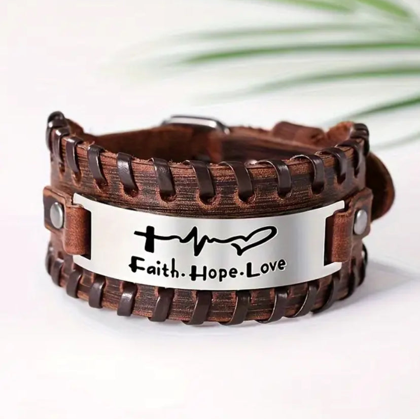 Leather Buckle Bracelets