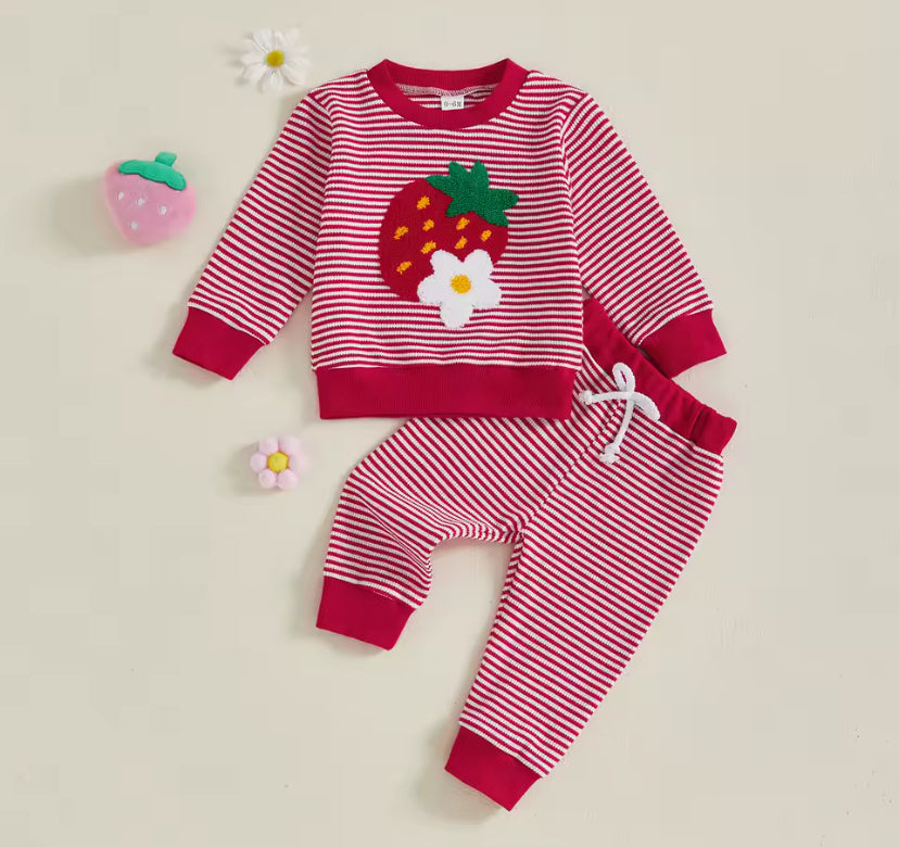 Strawberry Waffle Embroidery