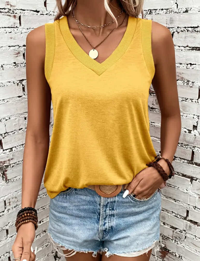 V-Neck Minimalist Tank