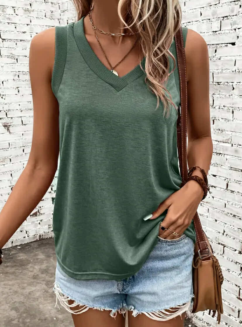 V-Neck Minimalist Tank