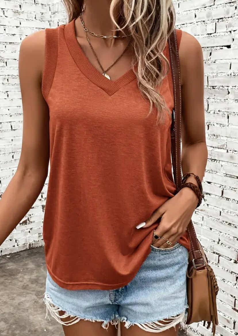 V-Neck Minimalist Tank