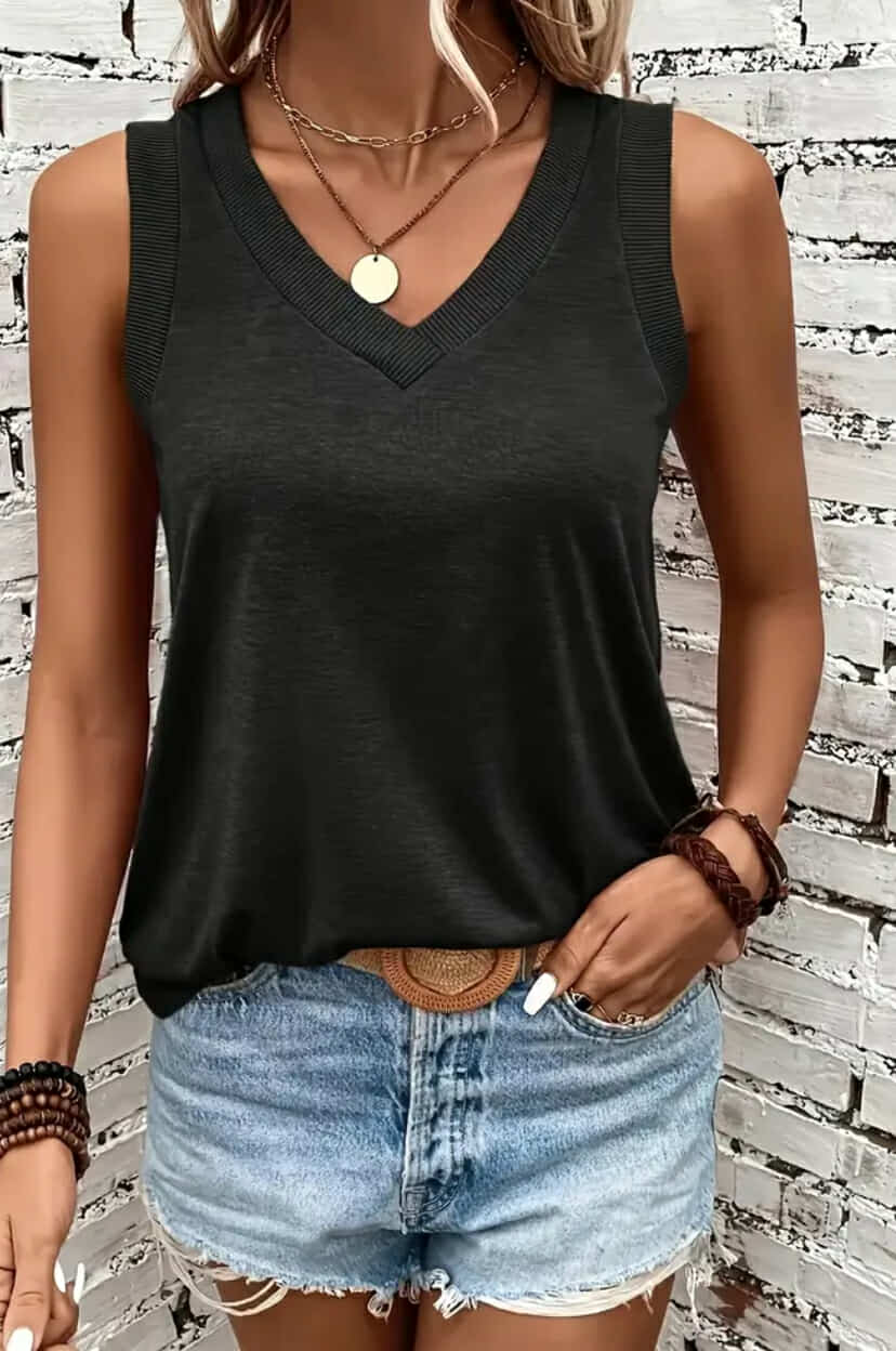 V-Neck Minimalist Tank