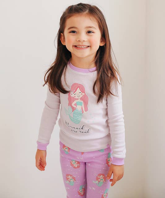 Snug Sea-Maid Cotton Long Sleeve PJs