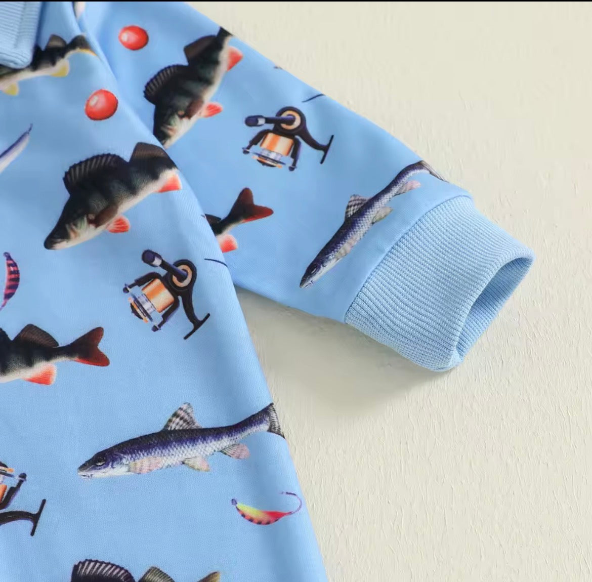 Fishing Blue Jumpsuit