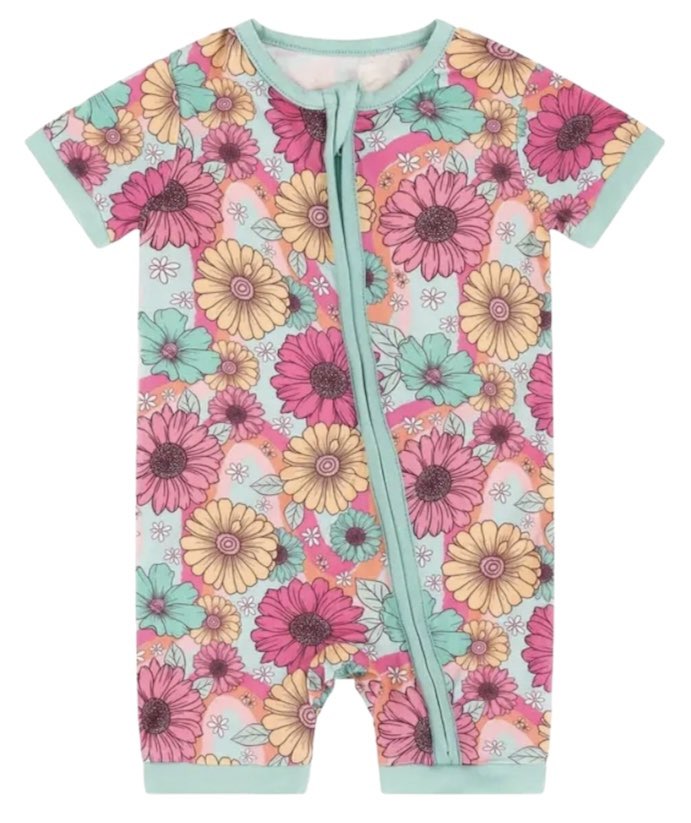 Girls Bamboo Short Sleeve Pajamas