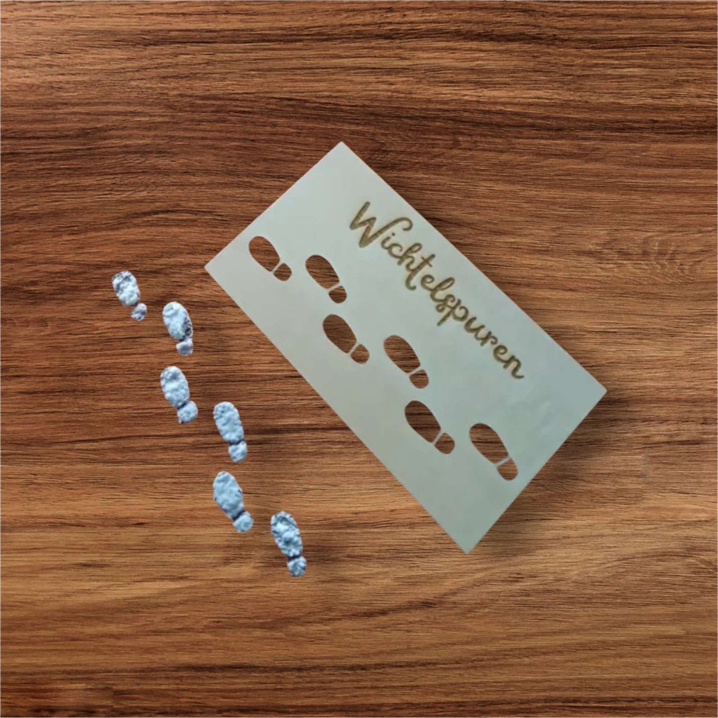 Elf Foot Print Stencil