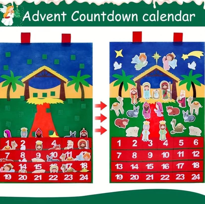 Felt Christian Advent