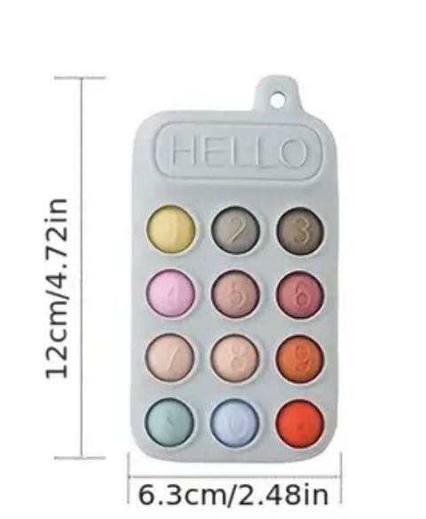 Silcon Phone Teether - 3 colors