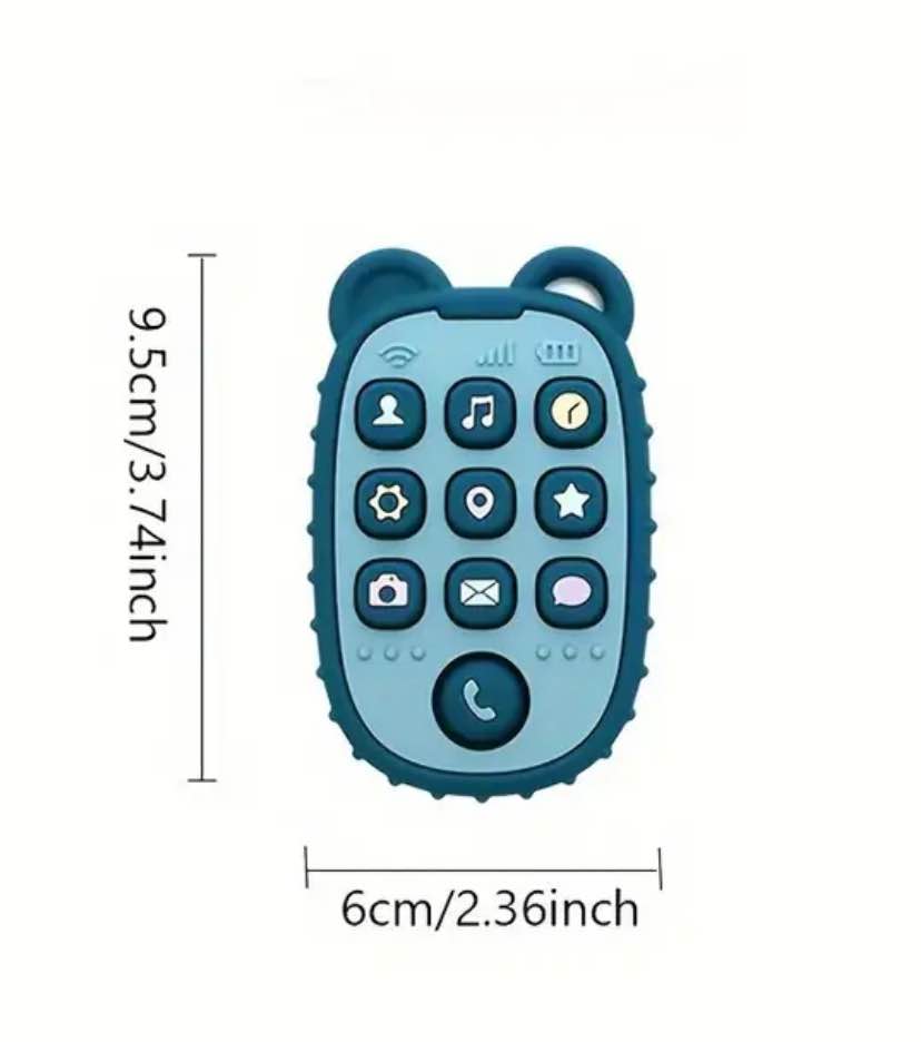 Silcon Phone Teether - 3 colors