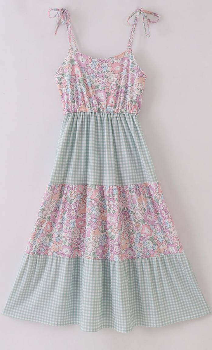 Garden Gingham Mommy and Me Dress