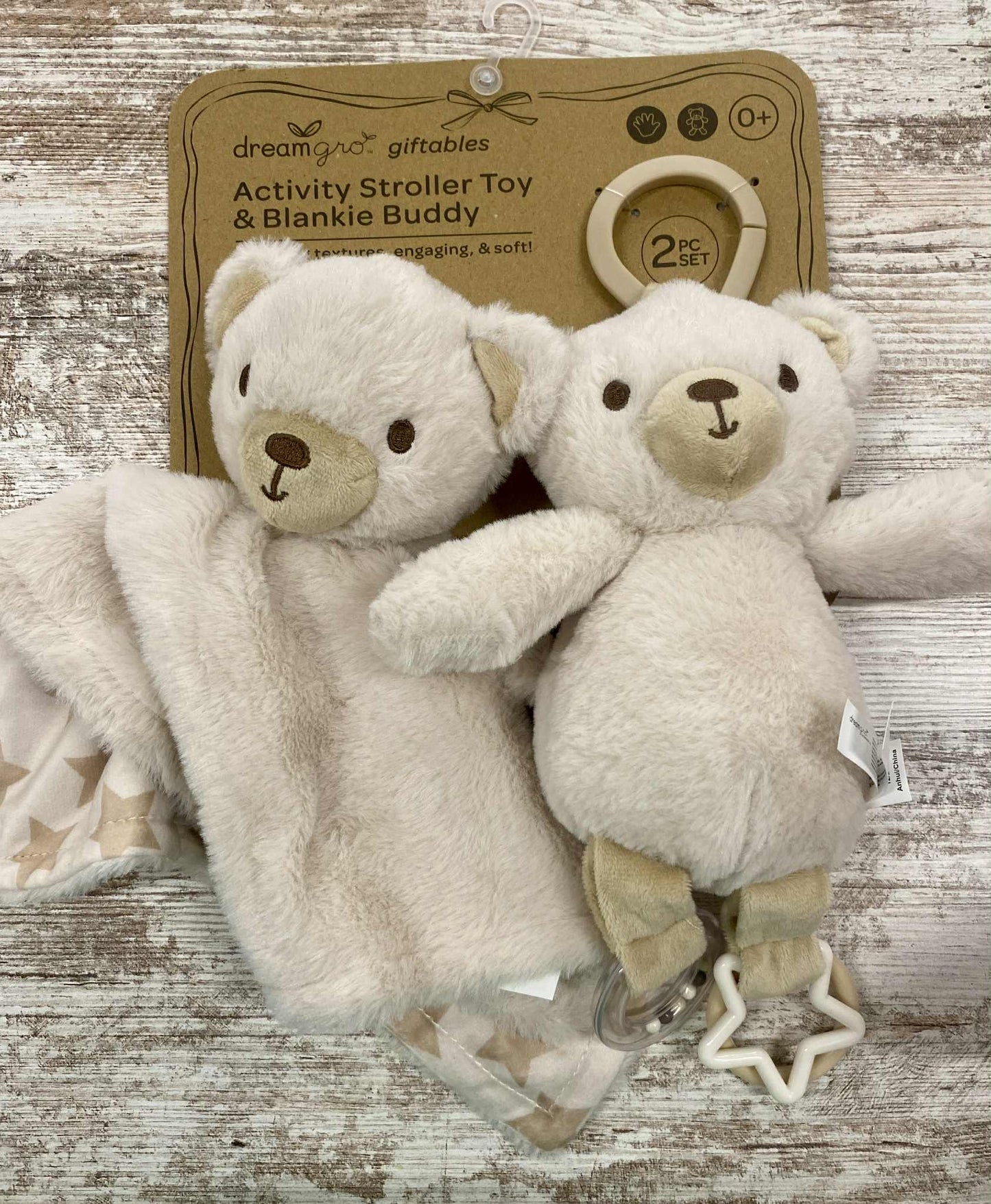 Dream Gro Stroller Toy and Blanket Buddys
