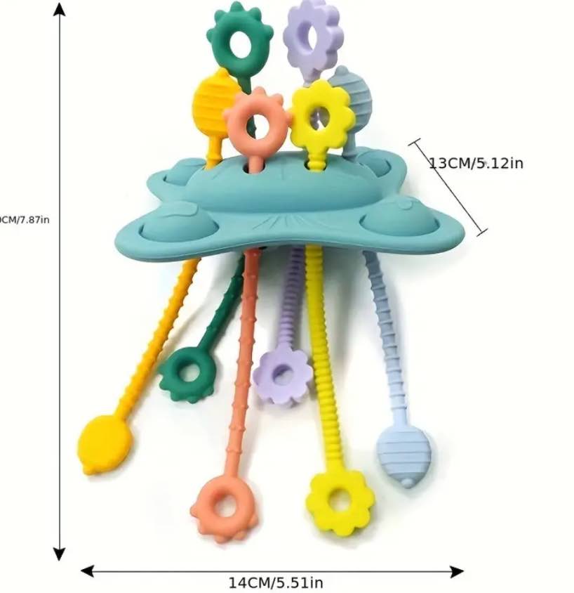 Silicon Pull Toy Teether
