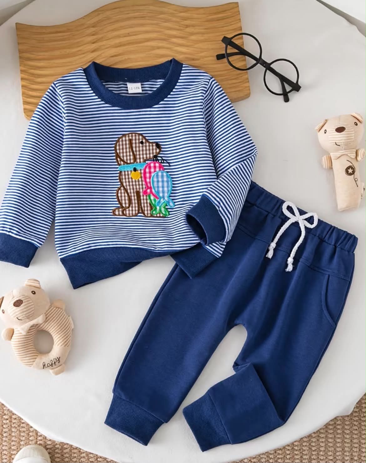 Puppy Applique Set