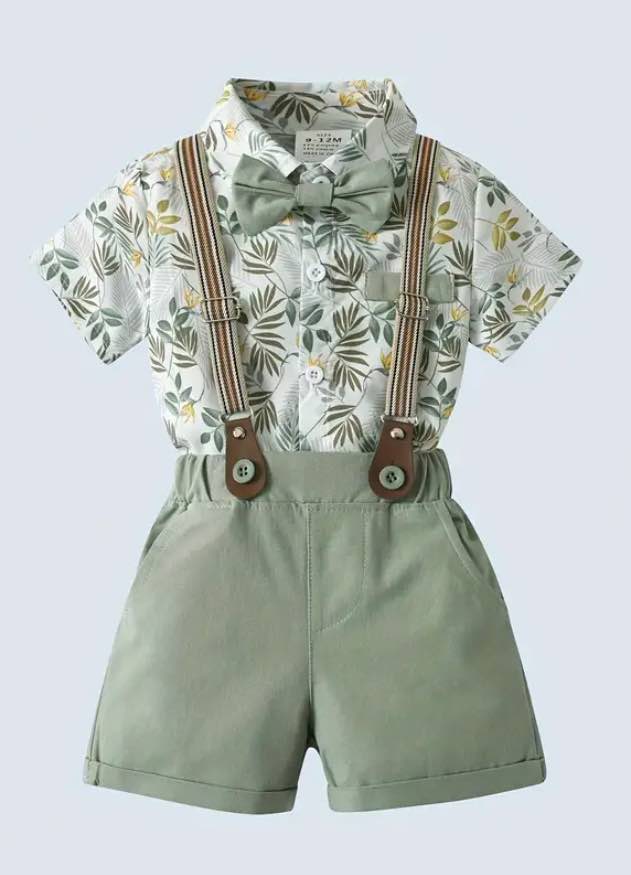 Palms Gentleman Suspender Set