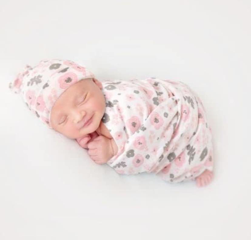 Bamboo Swaddles with Hats
