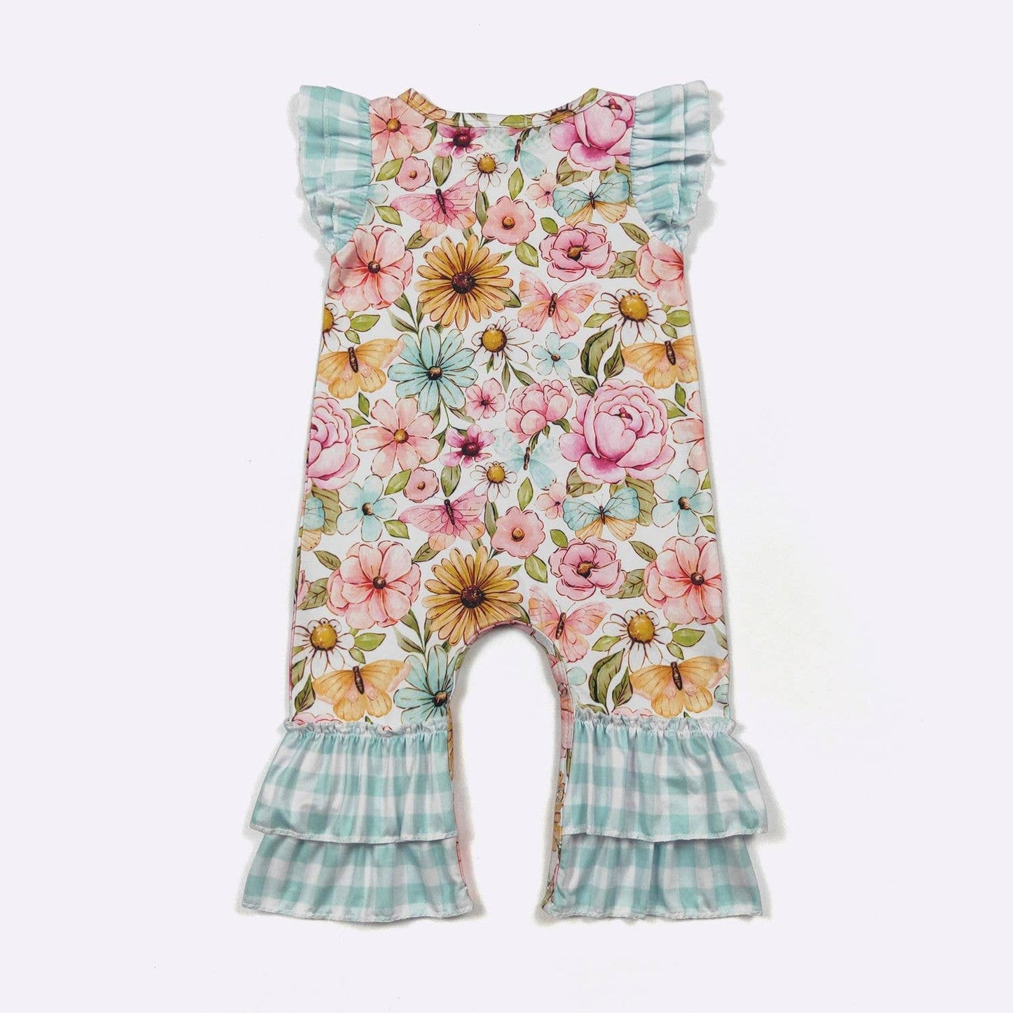 Butterfly Garden Baby Romper